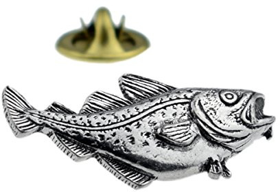 GTR F5 Kabeljau Fisch Angeln Englisch Zinn Anstecknadel