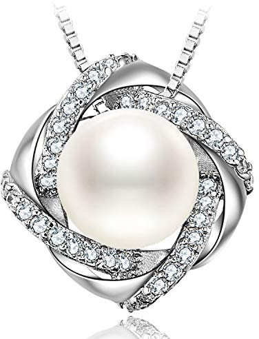 J.Vénus Damen Schmuck, Damen Kette, 925 Sterling Silber mit 5A Zirkonia, Weihnachtsgeschenke, Allergenfrei Nickelfrei, Kommt in Eleganten Geschenk-Box