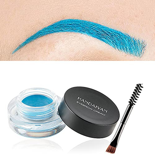 Augenbrauen-Creme, wasserdichtes Augenbrauen-Gel lang anhaltende Brauen-Pomade mit Pinsel, natürliches vielseitiges getöntes Brauen-Gel erzeugt natürlich aussehende Brauen für Feiertagspartys