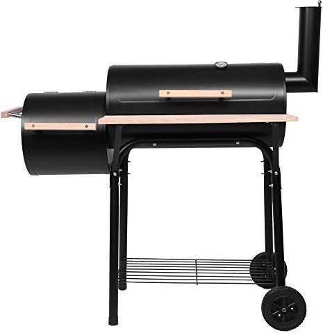 Oil Drum Charcoal Furnace High Temperature Spray Paint (500-600 Degrees) Diameter 15cm Plastic Wheel (Black)