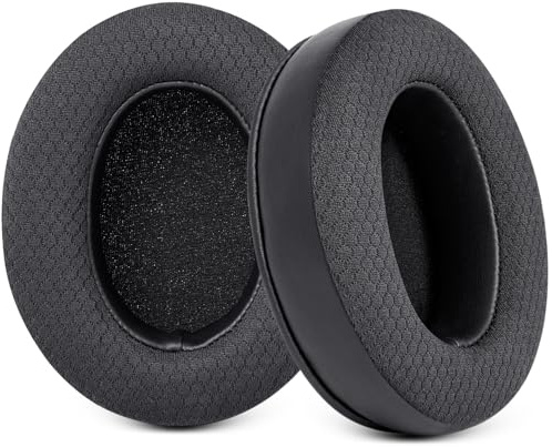 GVOEARS Replacement Earpads for Audio Technica ATH M50X/M40X/M30, HyperX Cloud/Alpha, Sony MDR-7506 Series, Steelseries Arctis earpads Replacement, Ear Cushions Also fit Turtle Beach Stealth & More