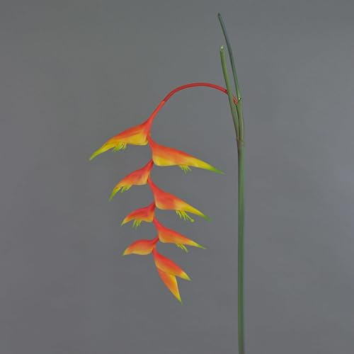 artplants.de Fleur décorative Heliconia MEIHUA, Orange, 95 cm