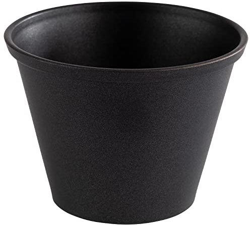 APS 40727 Lot de 6 coupelles à sauce en acier inoxydable Gris/noir Ø 6 cm Hauteur 4,5 cm