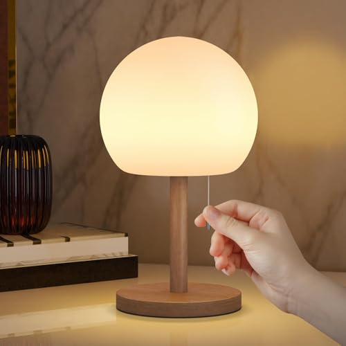FUYO Tischlampe Kabellos, LED Aufladbar Akku Tischleuchte, Dimmbar Warmweiß 8 Farben Tischleuchte mit Fernbedienung, IP44 Wasserdicht für Restaurant, Party, Ihr Haus Und Garten