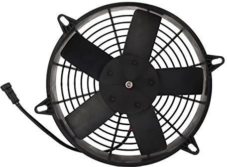 Ventilatore di raffreddamento ad alte prestazioni, 24 V, 160 W, condensatore elettrico, gruppo di ventilatori elettronici per autobus e camion, ideale per il di climatizzazione dell'auto