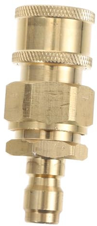 Homoyoyo Schnellanschluss-set Für Hochdruckreiniger Düsenadapter Mit Außengewinde Messing-schnellkupplung Für Druckreinigerarmaturen Kompatibel Mit Verschiedenen Modellen