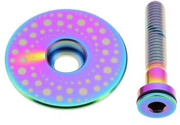 OTOTEC Tappo Superiore Per Serie Sterzo Da 1-1/8 Pollici E 28,5 Mm Con Copertura Per Attacco Manubrio Con Bullone Per MTB E Bici Da Strada
