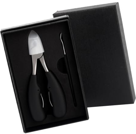 Healifty Cortauñas para Uñas Encarnadas de Acero Inoxidable con Recortador Práctico y Seguro Herramienta de Pedicura para Cuidado Profesional de Uñas de Pies y Manos