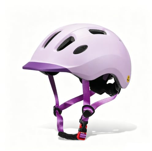 Casque de vélo pour enfant 48-52 cm - Casque pour tout-petits avec oreilles 3D - Casque réglable pour filles et garçons - Casque de skate léger pour vélo de route, scooter, vélo et patins à roulettes