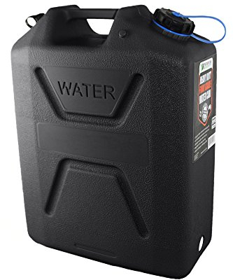Wavian USA 3215 Black 22 L Heavy Duty Food Grade Water Can