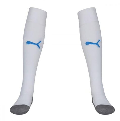 PUMA herr Fotboll Strumpor Team Liga Socks Core, Puma vit-elektrisk blå lemonad, 2