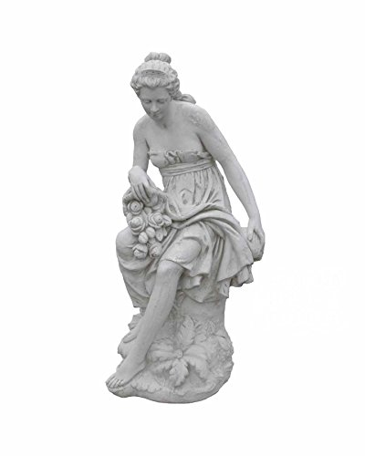 Antike Griechische Blumenfrau Göttin Frauen Statue Gartenfigur