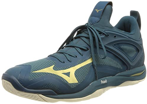 Mizuno X1GA2000 Unisex Adulto Zapatilla de Balonmano, Hydro/8382c/Legion Blue, 48.5 EU