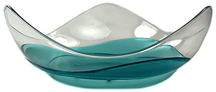 Tupperware Eleganzia Servierschale türkis/grün Eleganza Klare Schale Servier