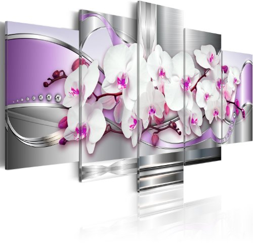 B&D XXL - Akustikbild 225x112 cm Bilder mit Akustikschaumstoff Hochleistungsschallabsorber Schallschutz Leinwandbild XXL 5 tlg Wandbild 020110-118