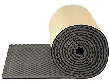kqe Panneaux de Mousse Acoustique, Panneaux de Mousse Insonorisés Ignifuges de 3 Cm D'Épaisseur Rembourrage Insonorisant Auto-Adhésif Pour La Décoration Murale de La Pièce Et Le Traitement Acoustique/
