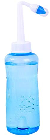 GXFCAI Detergente per il naso Nasale Neti Pot Evitare Irrigatore allergico Lavaggio nasale Rinite Sinusite Neti Terapia Pot Cure Per Adulto Bambino 300ML