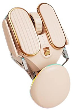 JUSHZ Souris sans Fil Ergonomique Gamer Bluetooth Gaming Photoélectrique Affichage De La Puissance Rouleau à Quatre Voies Rechargeable De Type C PPP Réglable 2.4G (93.5x64x38.3mm,White)