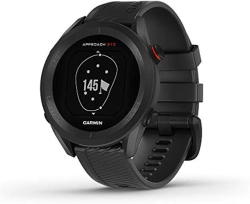 Garmin Approach S12, Easy-to-Use GPS Golf Watch, 42k+ Preloaded Courses, Black, 010-02472-00 (Renewed)