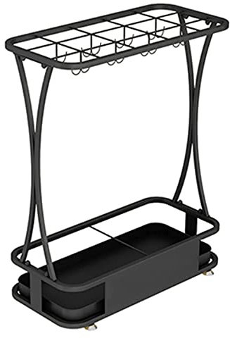 Schirmhalter Regenschirmständer Schirmständer Regenschirmständer Aus Eisen, Metallschraube, Verstärkung, Ablaufwanne, Design, Rattan-Design, Regenschirmhalter Für Den Innenbereich Regenschirmhalter (