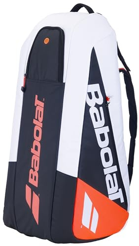 Babolat Pure Strike Schlägerhalter der 4. Generation, 6 Tennis-Tasche (weiß/rot)