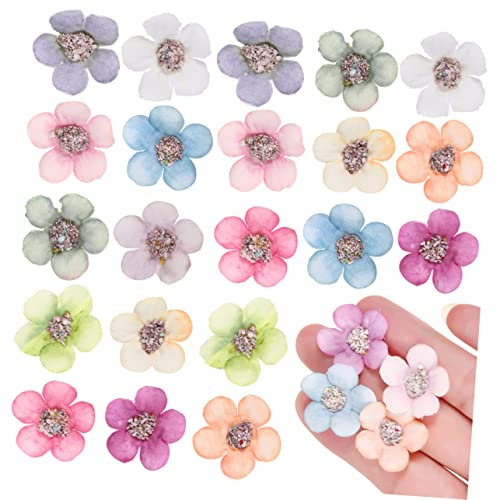 RORPOIR 150stücke Kunstblumen Mini Daisy Blumenköpfe Blütenköpfe Zur Dekoration Für Hochzeit Party Basteln DIY Material Blumenköpfe Künstlich