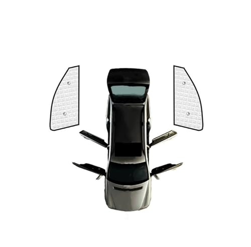 Cache Vitre Voiture pour Toyota pour Corolla E120 E130 2002 2003 2004 2005 2006 2007 2008 Fenêtre Voiture Pare-Brise Pare-Soleil Protection UV Réflecteur Pare-Soleil Pare Soleil Voiture(Rear Windows)