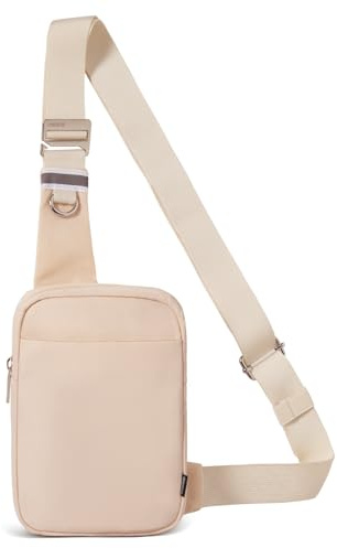 OSOCE Axelväska herr bröstficka liten med RFID axelväska vattentät Sling Chest Bag stöldsäker Crossbody Bag för resor utomhussporter vandring