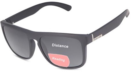 PEEPAI Polarisierte Bifokale Lesebrille UV400 Sun Readers Weit und nahezu Doppelter Gebrauch Blaues Licht Blockieren Brillen für Männer Frauen