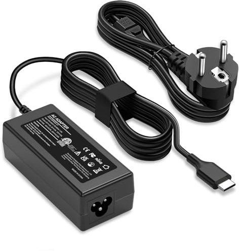ELEHILS 45W USB C Portable Chargeur Compatible avec HP Chromebook,ASUS,Len ovo,Dell, Acer, Samsung Chargeur d’Ordinateur Type C AC Adaptateur Puissance