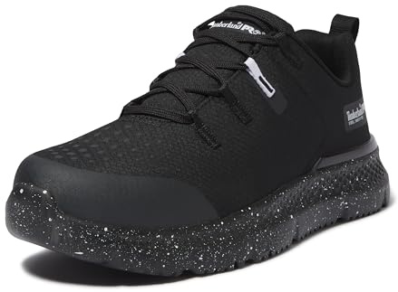 Timberland PRO Men's Intercept Steel Safety Toe Industrial Athletic Work Shoe, Black/White, 11W