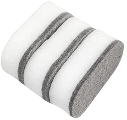 Anneome 12piezas Almohadillas Esponja para Limpieza Doméstica Doble Cara Alta Absorción y Espuma Abundante Resistente para Cocina y Baño Color Gris y Blanco