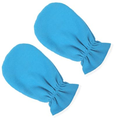 Happyyami Guantes Exfoliantes Reutilizables y Lavables Aceites Esenciales Cuidado Manos Térmicos para Spa Casero y Uso Diario Personal