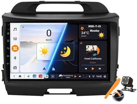 Y500s,YLOXFW Android 15.0 Autoradio 2 Din Stereo per KIA Sportage 2010-2016 GPS Navigation 9 Pollici Cartablet Lettore DVD Multimediale FM BT Receiver con Carplay 4G 5G WiFi DSP SWC