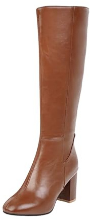 Stivali Invernali Donna,Stivali Gomma Donna,Comode Stivaletti Invernali Traforati Tacco Stivali Texani Neri Texani Scarpe Stivaletti Vera Pelle Largo Polpaccio Stivaletto