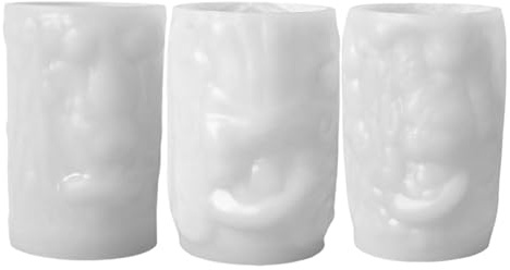 Stampo Halloween 3 Pezzi Stampo in Silicone per Candela Pilastro