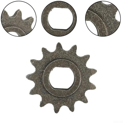 Electric Scooter Sprocket, 9T 11T 13T for 25H Chain Pinion Gear DC Motor, reliable Steel Construction for Smooth Transmission in Urban Commuting and Recreational Riding(13T)