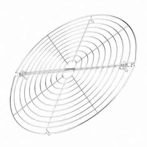 FACAIIO Rejilla de refrigeración redonda plegable de 12 pulgadas, rejilla para asar y cocinar al vapor para hornos y sartenes holandeses