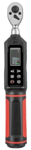 CashMuch Digital Torque Wrench with Vibration, Buzzer and LED Notification, 1/4 Inch Drive, 10-135 N.m, Overload Protection, 9 Preset Modes, Data Recording