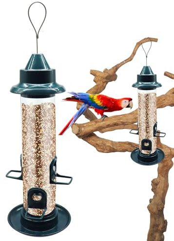 Wild Bird Food Dispenser - 25cm Outdoor Tree Mount Feeder | Hållbar fågelstation, dekorativt tillbehör för vilda djur, trädgårdsmatning för, och djurälskare