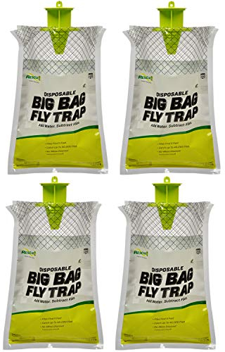 Rescue - Big Bag Einweg-Fliegenfalle, 4 Stück