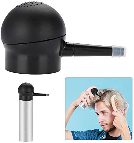 Applikator mit Pumpe für Haarverdichtung, Haar Concealer Haarfasern Sprühen, gleichmäßig am Haar aufsprühen lassen für lichtes Haar und Teilglatze
