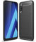 NALIA Design Case kompatibel mit Samsung Galaxy A70 Hülle, Carbon Look Stylische Handyhülle Stoßfeste Silikon Schutzhülle, Dünne Handy-Tasche Phone Cover Bumper Soft Skin TPU Etui Kratzfest - Schwarz