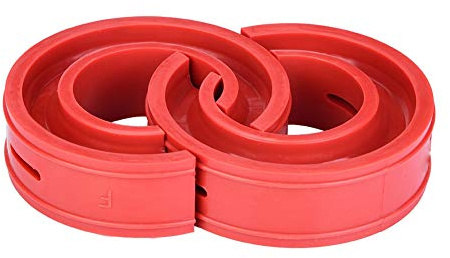 Ammortizzatore Auto 2pz TPE Rosso, Tampone Ammortizzatore a Molla Tipo A-F per Auto Motore Freno Sospensione (F)