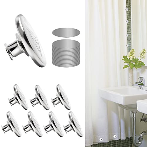8 Pcs Shower Curtain Weights, Curtain Magnets Closure
