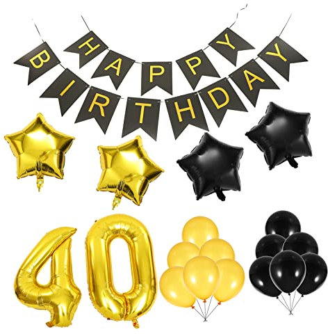 COSMEVIVI 1satz Geburtstagsballon Aluminiumfolie Und Sternballons Party-dekoration Für Geburtstagsfeiern Und Festliche Anlässe