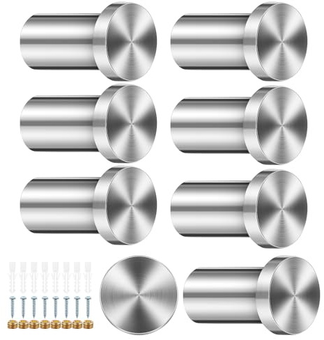 DOITOOL Handtuchhaken, Edelstahl Wandhaken Garderobenhaken Zum Bohren, Wandhaken Garderobenhaken Wandhacken Silber Kleiderhaken, Handtuchhaken, Edelstahl Haken Handtuchhaken Zum Bohren