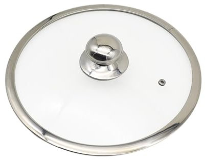 SDA287MZ Tapa Sarten Cacerola de Vidrio Templado Tapa de Sartén Tapas de Vidrio de Repuesto for Sartenes Ollas y Cazuelas Tapa Transparente Tapa de Olla Visible Tapas Sartenes Cocina(32cm)