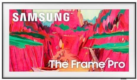 Samsung 85-Inch Class The Frame Pro LS03FW 4K Neo QLED Mini LED Smart TV (2025 Model) Slim Fit Wall Mount Modern Frame Design with Wireless One Connect, NQ4 AI Gen3 Processor, Art Mode, Alexa Built-in