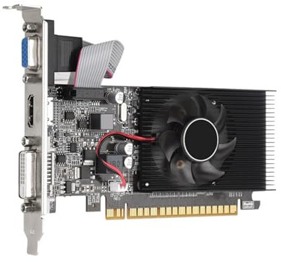 YAOGUI GT210 1GB Tarjeta gráfica 210 1G DDR3 64bit tarjeta gráfica de memoria para oficina empresarial PCIE X 16 VGA PC Desktop Tarjeta Video